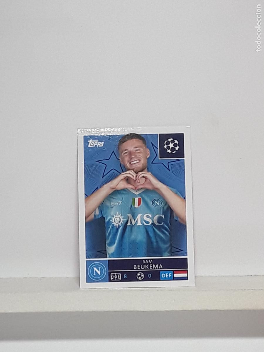 Figurine di Calcio: CHAMPIONS STICKER 2025 2026 25 26 ALBUM TOPPS LEAGUE N 427 NAPOLI SAM BEUKEMA