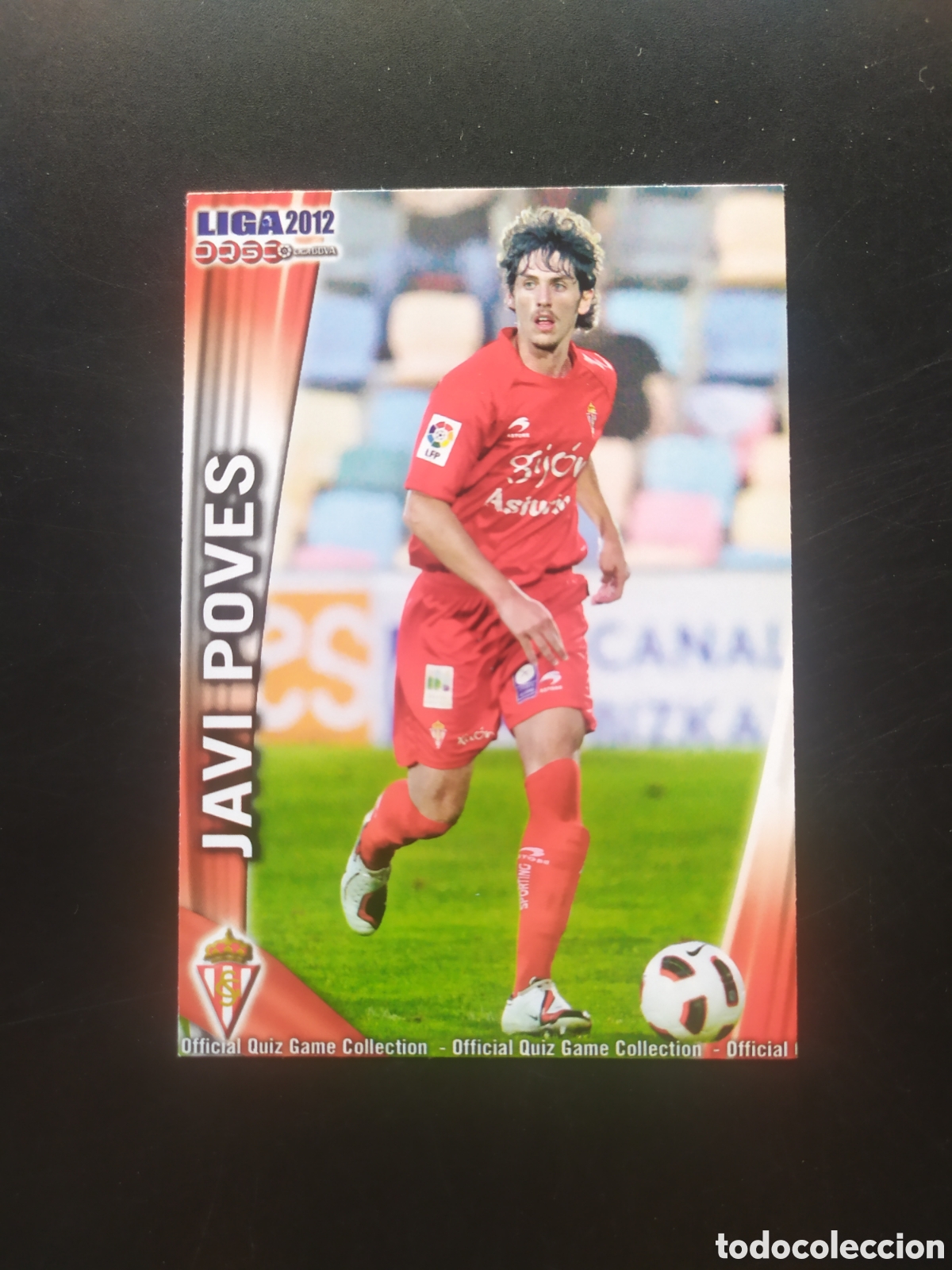 Cromos de f&uacute;tbol: Mundicromo fichas Liga 2011 2012 11 12 Javi Poves n&deg; 250 Sporting Gij&oacute;n