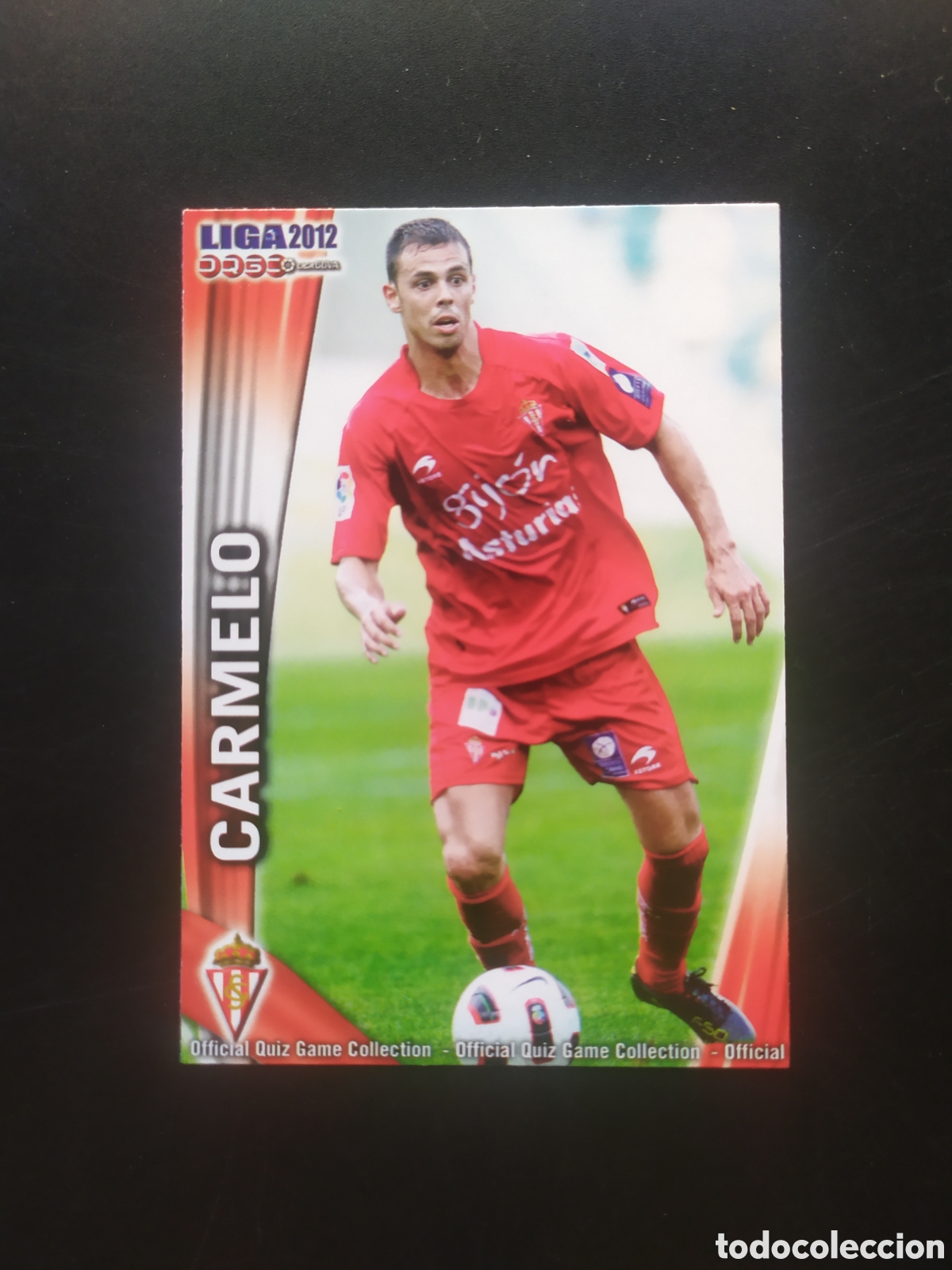 Cromos de f&uacute;tbol: Mundicromo fichas Liga 2011 2012 11 12 Carmelo n&deg; 256 Sporting Gij&oacute;n