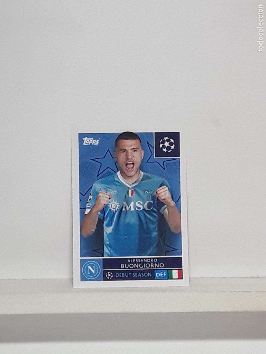 Cromos de f&uacute;tbol: CHAMPIONS STICKER 2025 2026 25 26 ALBUM TOPPS LEAGUE N 429 NAPOLI ALESSANDRO BUONGIORNO