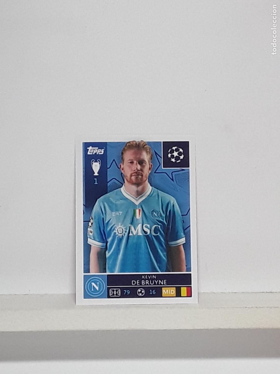 Cromos de f&uacute;tbol: CHAMPIONS STICKER 2025 2026 25 26 ALBUM TOPPS LEAGUE N 434 NAPOLI KEVIN DE BRUYNE