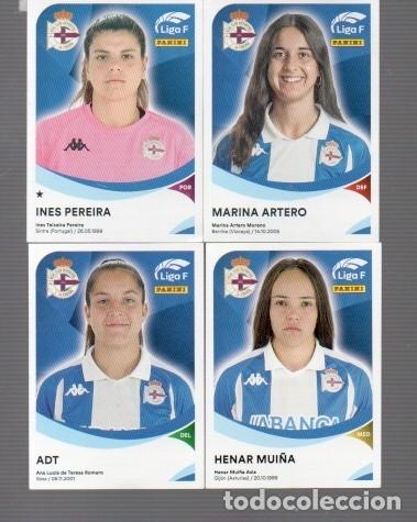 Cromos de f&uacute;tbol: CROMO DE FUBOL LIGA FEMENINA 2024 / 25 CUATRO DE DE LA CORU&Ntilde;A EDITO PANINI
