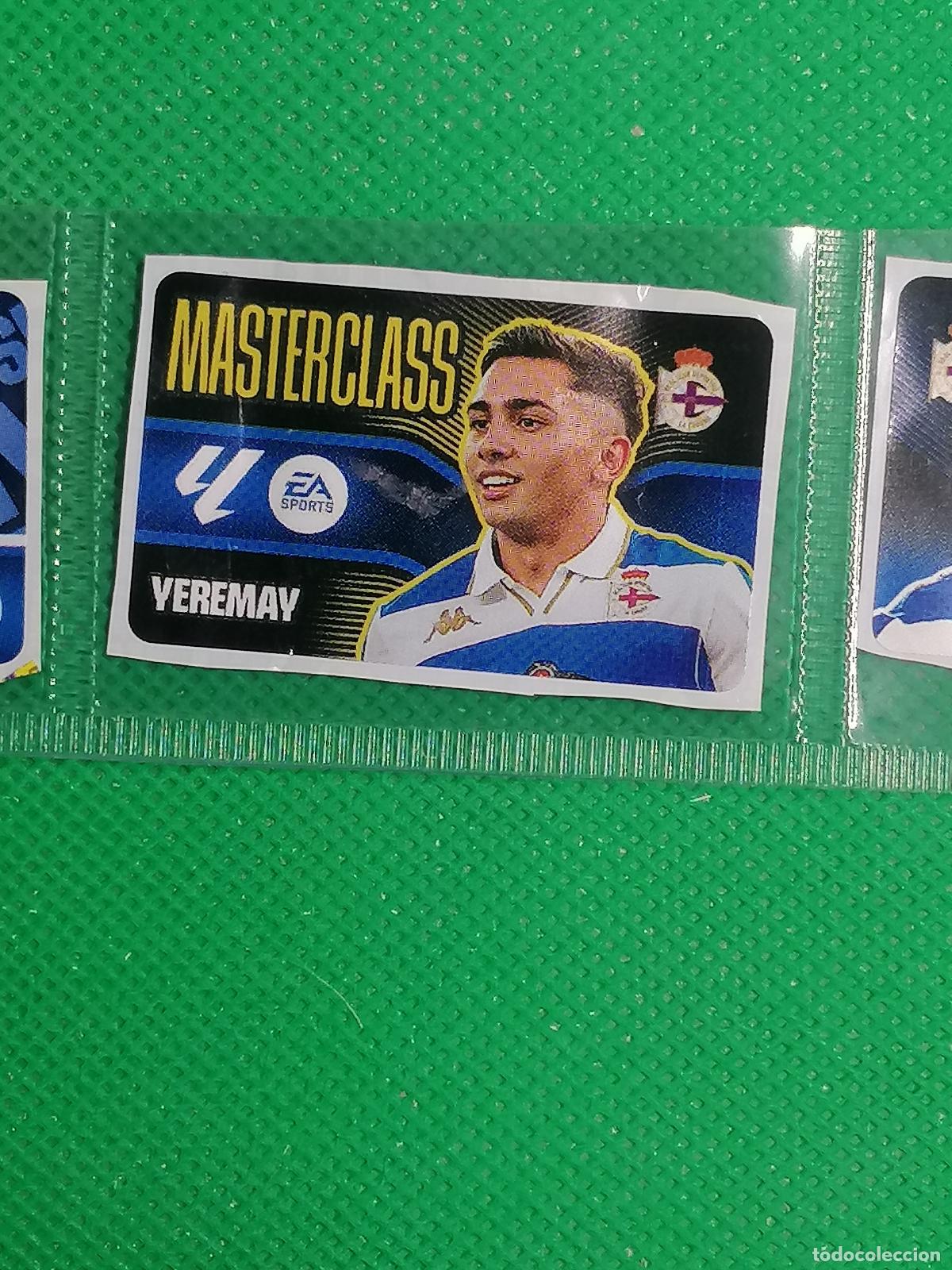 Cromos de f&uacute;tbol: MASTERCLASS YEREMAY DEPORTIVO CHICLES CHICLE SIN PEGAR ⚽ PANINI LIGA ESTE 26 27 2026 2027 ⚽