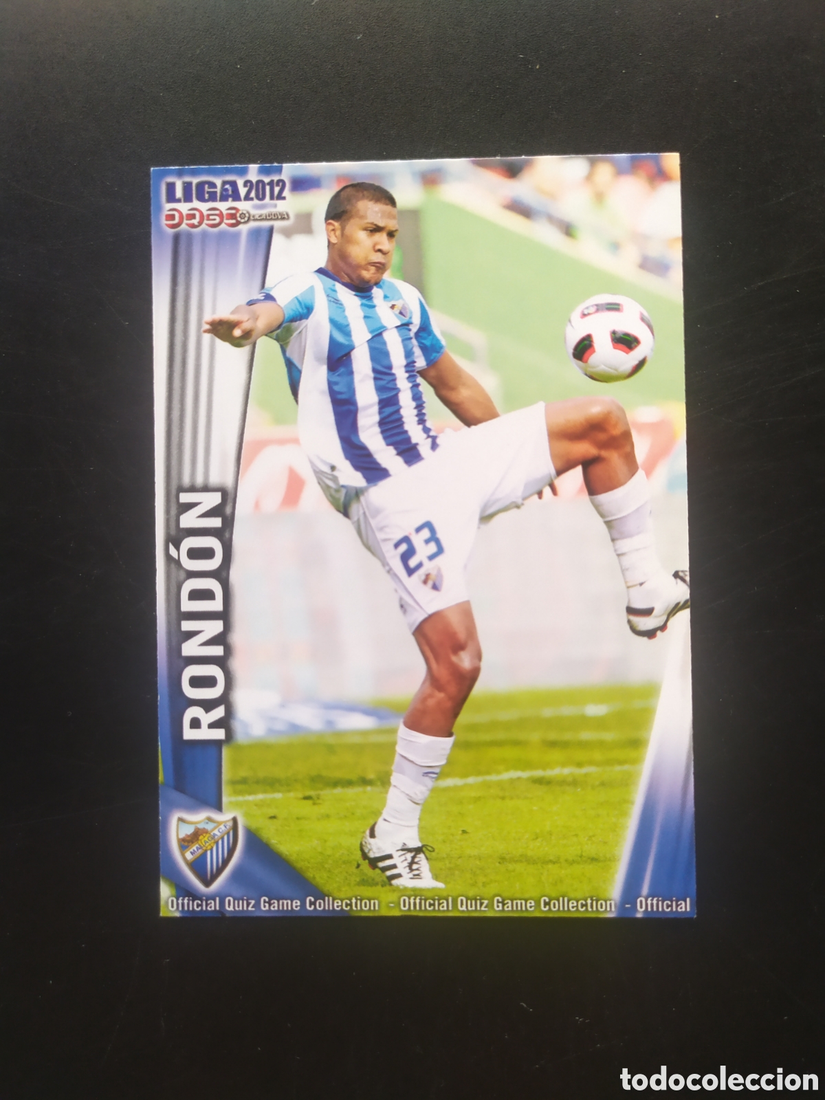 Figurine di Calcio: Mundicromo fichas Liga 2011 2012 11 12 Rond&oacute;n n&deg; 290 Malaga