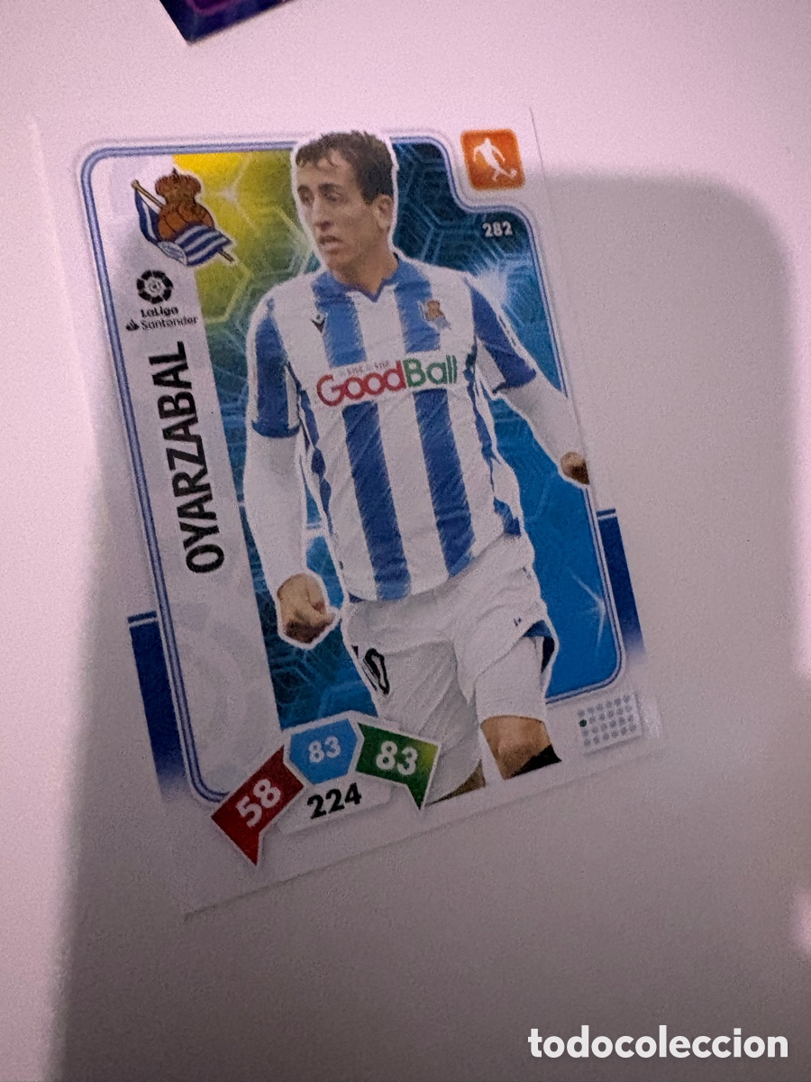 Cromos de f&uacute;tbol: 2019-2020 - 282 OYARZABAL - REAL SOCIEDAD - PANINI ADRENALYN