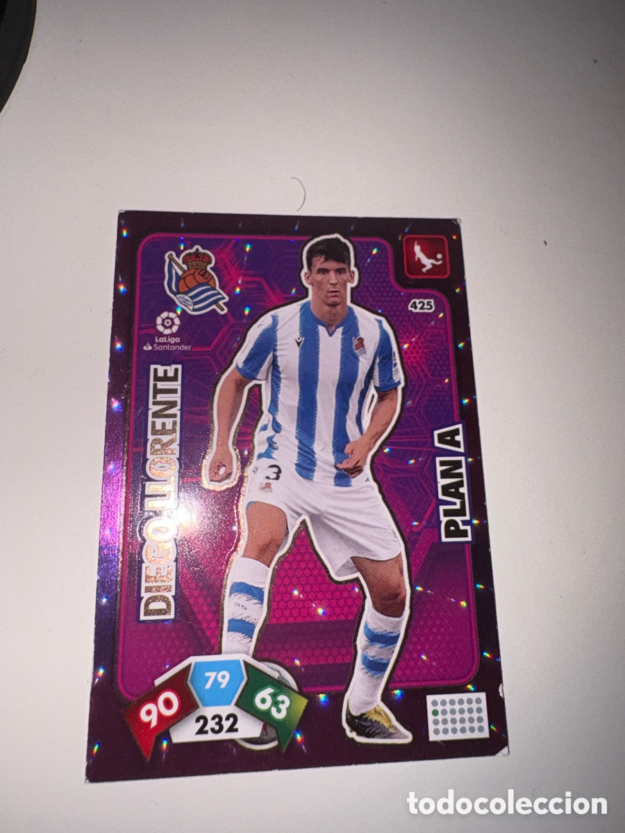 Cromos de f&uacute;tbol: Diego Llorente, Real Sociedad, Plan A, Panini Adrenalyn XL 2019 2020 19 20