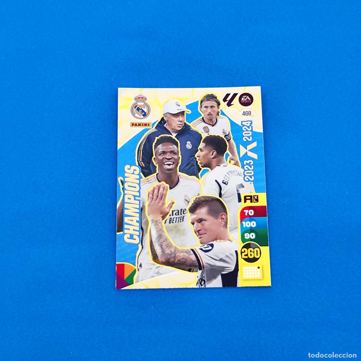 Cromos de f&uacute;tbol: Adrenalyn 2024 2025 / 24 25 Champions Card 468 Real Madrid 2023 2024 / 23 24