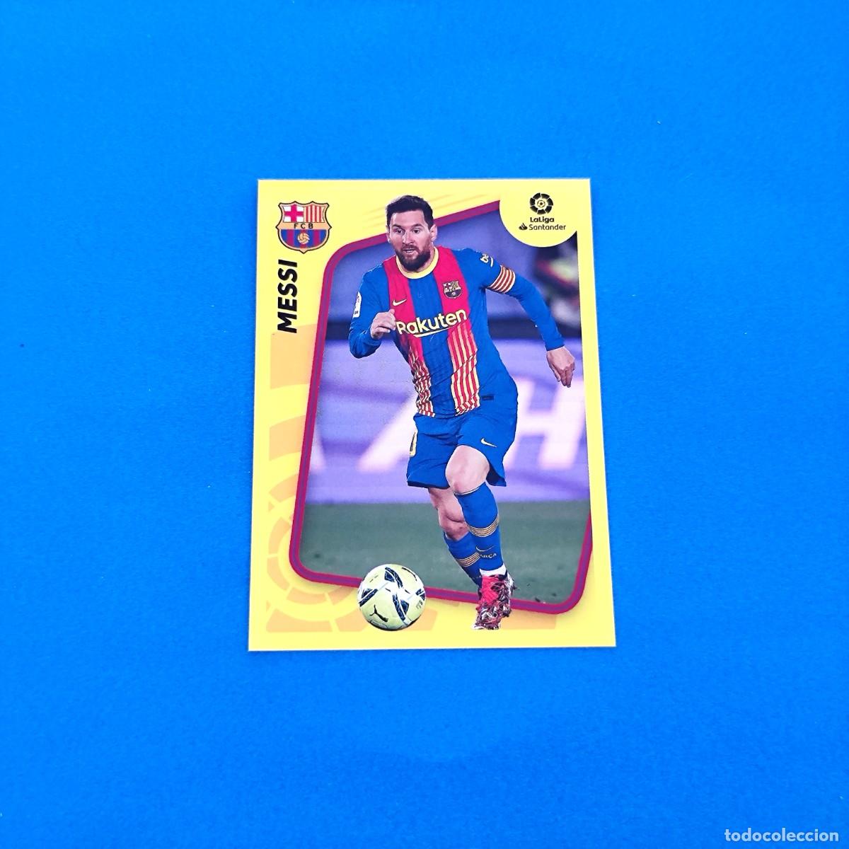 Cromos de f&uacute;tbol: Liga Este 2021 2022 / 21 22 Messi Barcelona n&ordm; 3