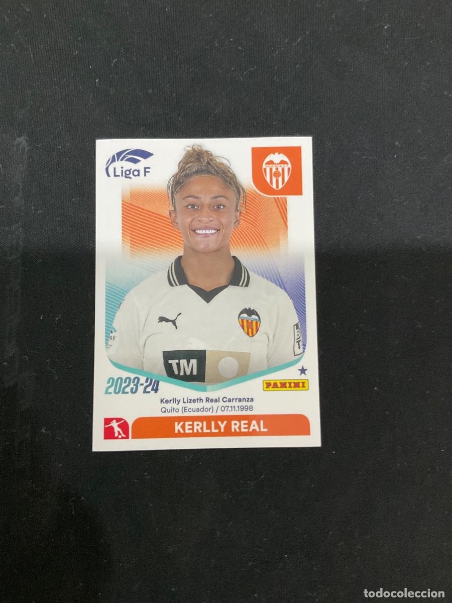 Cromos de f&uacute;tbol: Kerlly Real n 286 - Valencia CF - Panini Liga F Femenina 2023 2024 ( 23 24 )