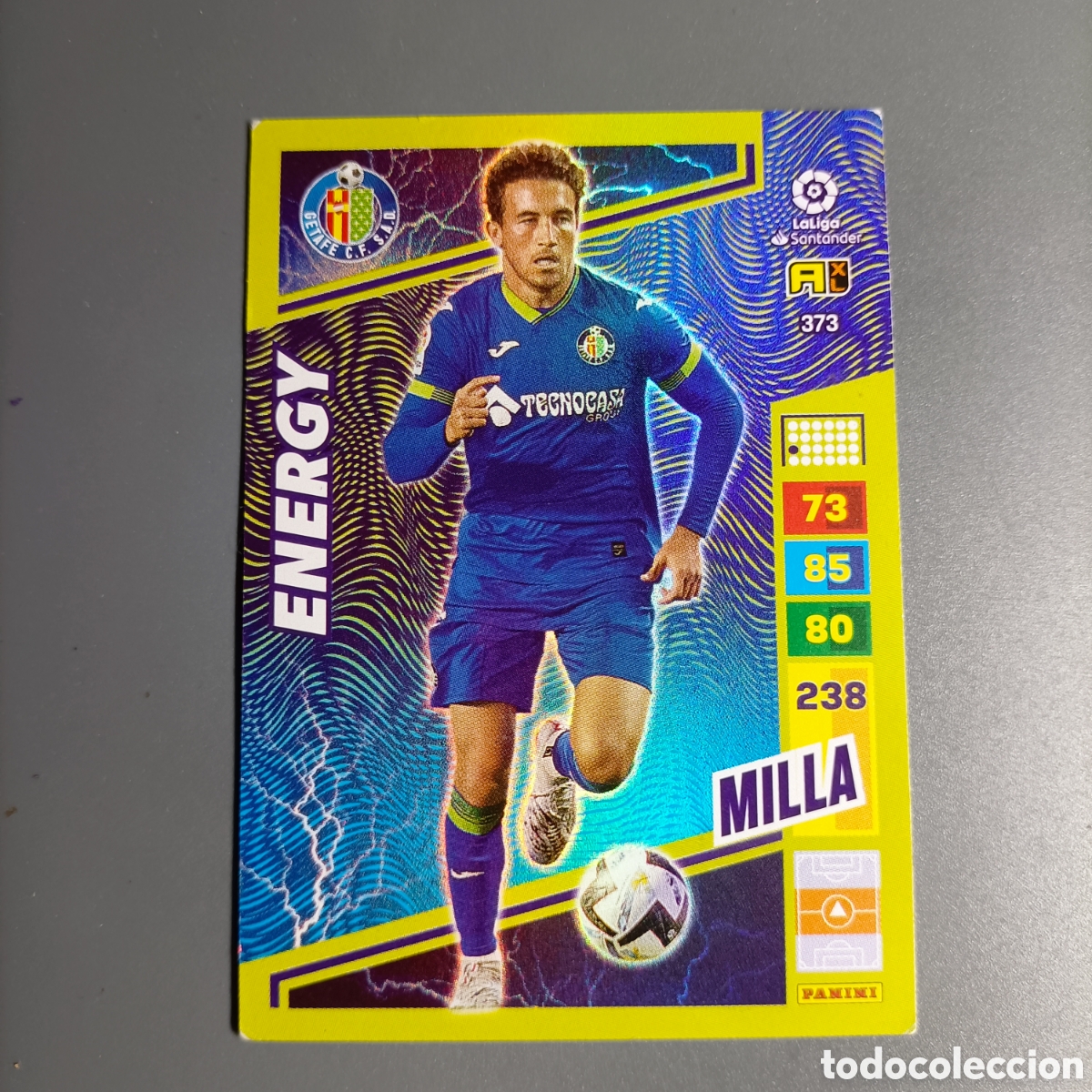 Football Stickers: ADRENALYN. LIGA 2022-2023 (GETAFE) №373 MILLA / ENERGY