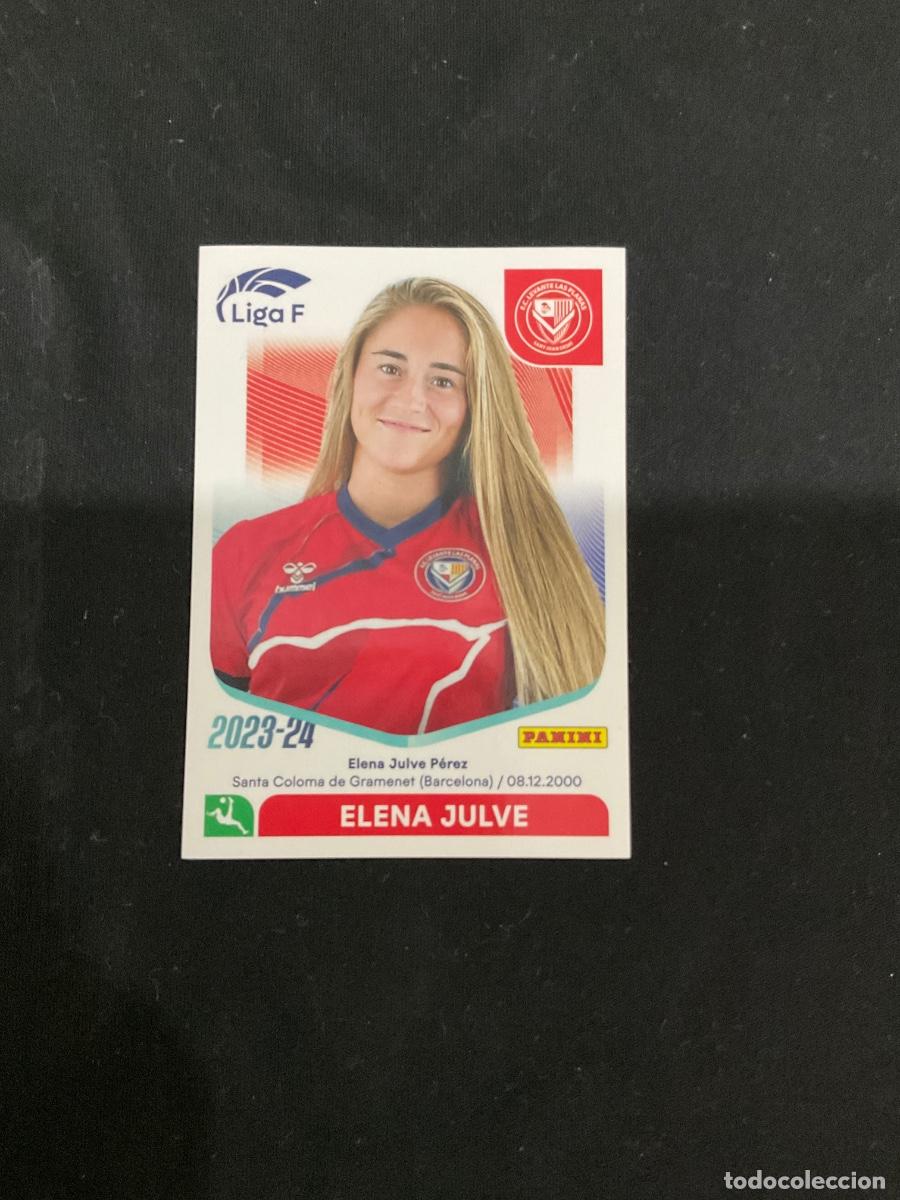 Cromos de f&uacute;tbol: Elena Julve n 159 - Levante Las Planas - Panini Liga F Femenina 2023 2024 ( 23 24 )