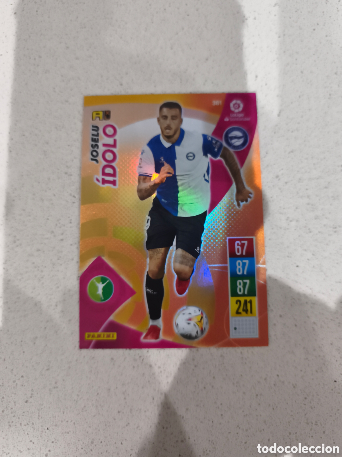Cromos de f&uacute;tbol: CARTA IDOLO JOSELU DEPORTIVO ALAVES ADRENALYN XL 21/22