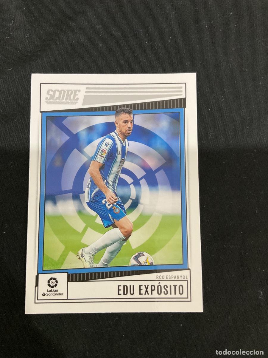 Cromos de f&uacute;tbol: Edu Exposito n 117 - RCDE Espa&ntilde;ol - Panini Score La Liga soccer 2022 2023 ( 22 23 )
