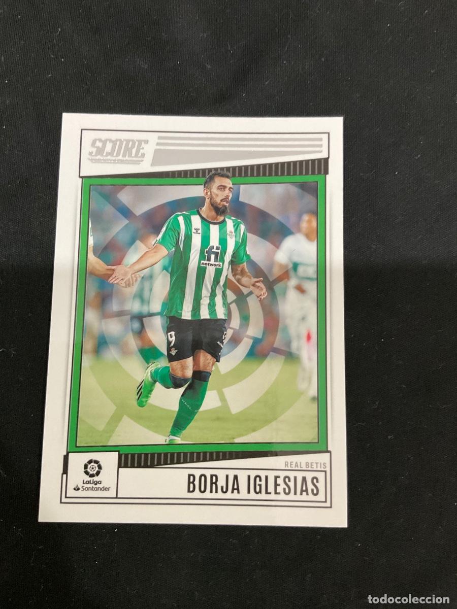 Cromos de f&uacute;tbol: Borja Iglesias n 132 - Real Betis - Panini Score La Liga soccer 2022 2023 ( 22 23 )