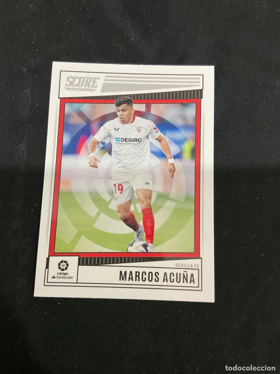 Figurine di Calcio: Marcos Acu&ntilde;a n 177 - Sevilla FC - Panini Score La Liga soccer 2022 2023 ( 22 23 )