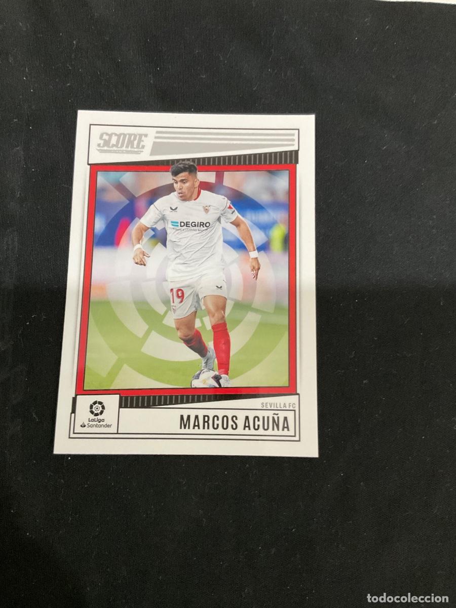 Figurine di Calcio: Marcos Acu&ntilde;a n 177 - Sevilla FC - Panini Score La Liga soccer 2022 2023 ( 22 23 )