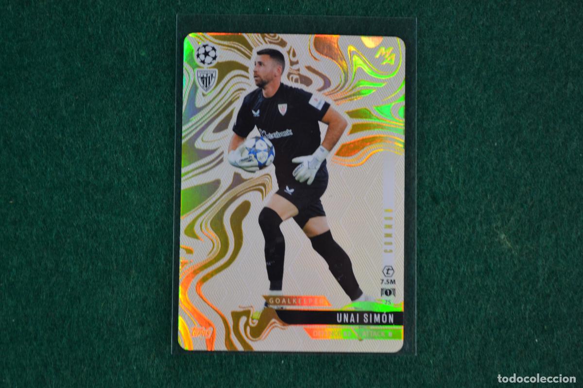 Cromos de f&uacute;tbol: TOPPS MATCH ATTAX MADNESS 2025-26 - 75 UNAI SIMON (ATHLETIC BILBAO)