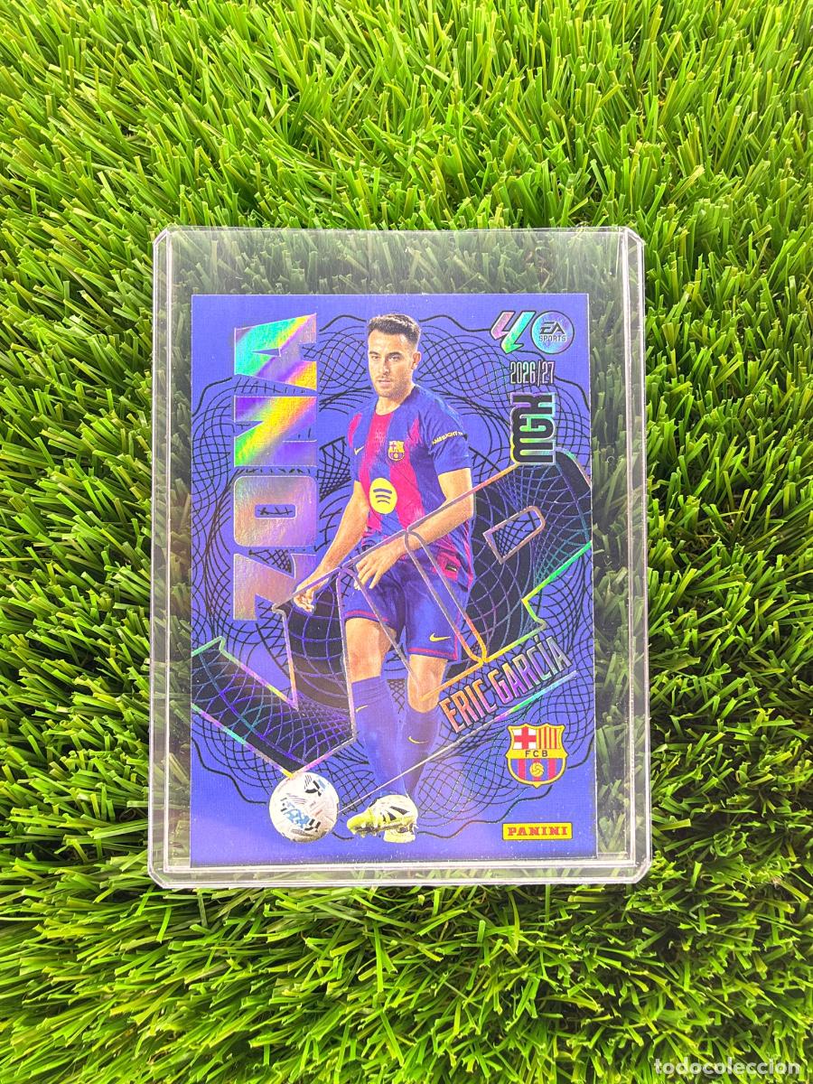 Cromos de f&uacute;tbol: N&ordm; 393 Eric Garc&iacute;a Zona Vip FC Barcelona Megacracks 26 27