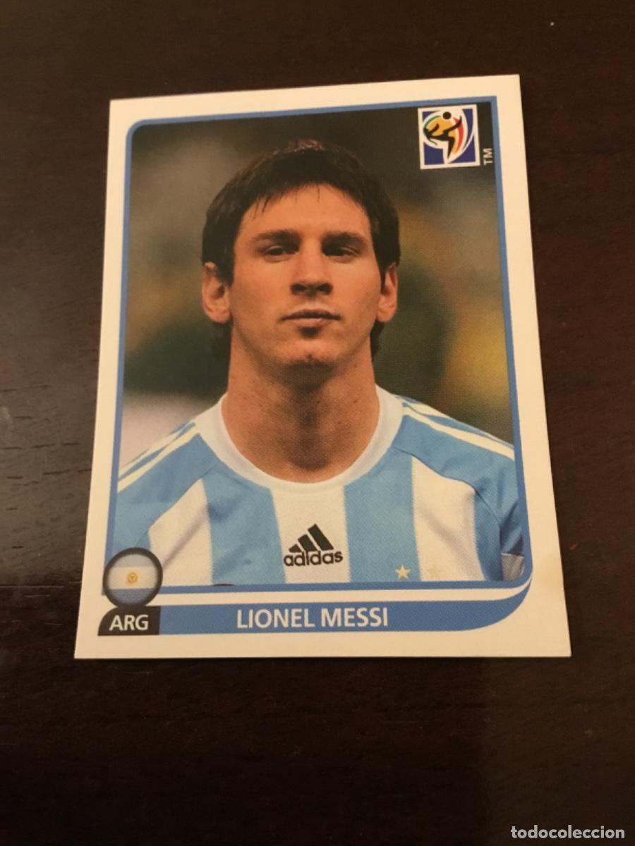 Cromos de f&uacute;tbol: N&ordm; 122 MESSI ARGENTINA BARCELONA ⚽ PANINI &reg; FIFA WORLD CUP 2010 SOUTH AFRICA 10 SIN PEGAR