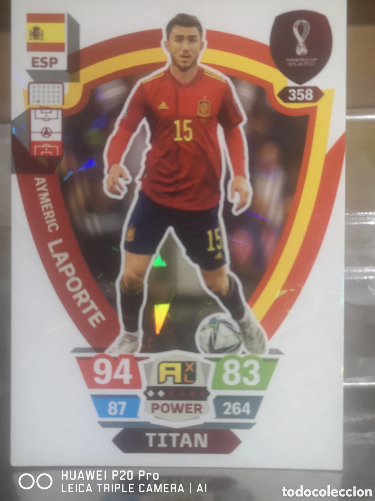 Cromos de f&uacute;tbol: ADRENALYN FIFA WORLD CUP MUNDIAL QATAR 2022 TITAN LAPORTE - ESPA&Ntilde;A 358