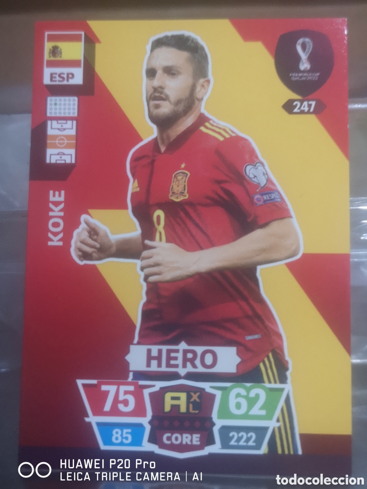 Cromos de f&uacute;tbol: ADRENALYN FIFA WORLD CUP MUNDIAL QATAR 2022 KOKE - ESPA&Ntilde;A 247