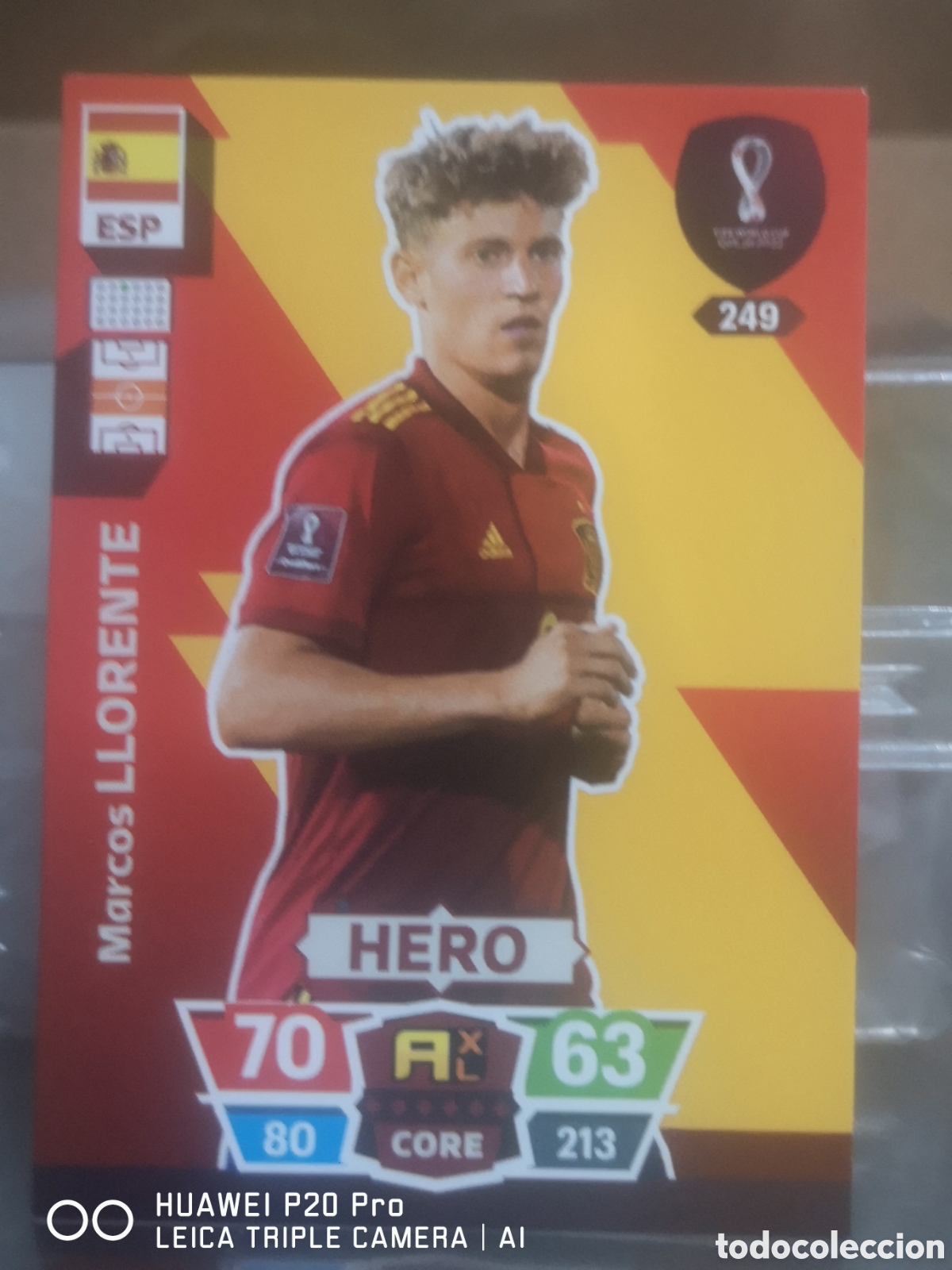 Cromos de f&uacute;tbol: ADRENALYN FIFA WORLD CUP MUNDIAL QATAR 2022 MARCOS LLORENTE - ESPA&Ntilde;A 249