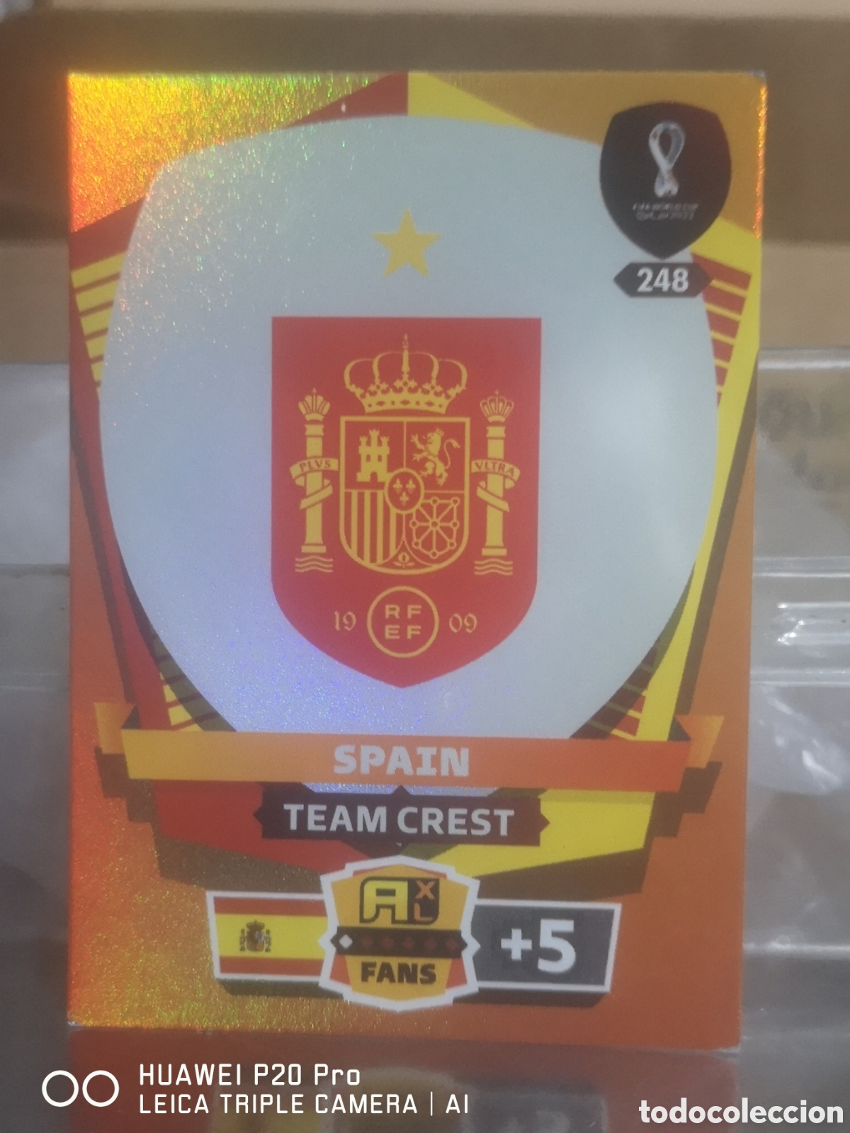 Cromos de f&uacute;tbol: ADRENALYN FIFA WORLD CUP MUNDIAL QATAR 2022 ESCUDO ESPA&Ntilde;A 248