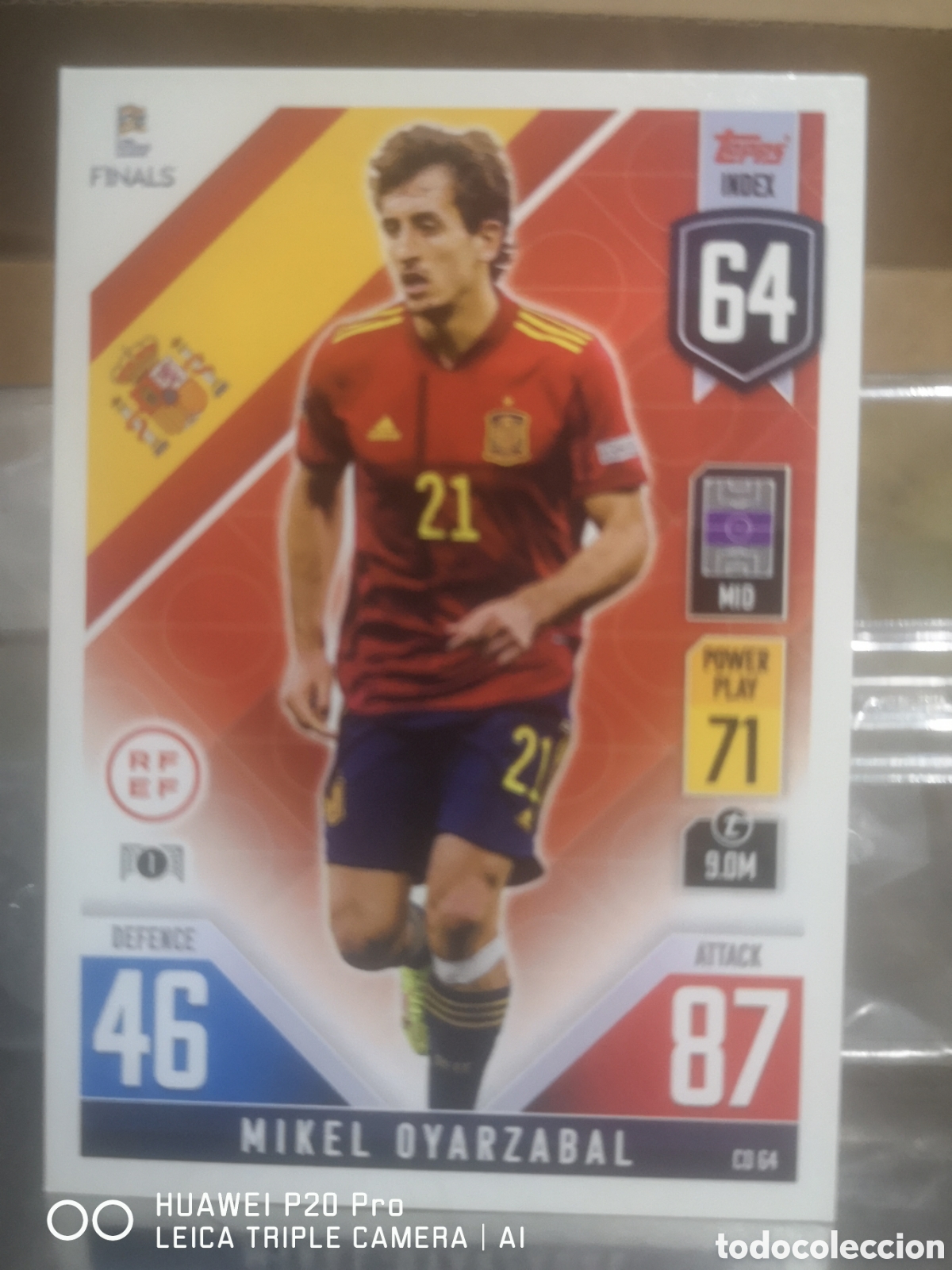 Cromos de f&uacute;tbol: MATCH ATTAX 101 UEFA NATIONS LEAGUE FINALS 2022 OYARZABAL - ESPA&Ntilde;A