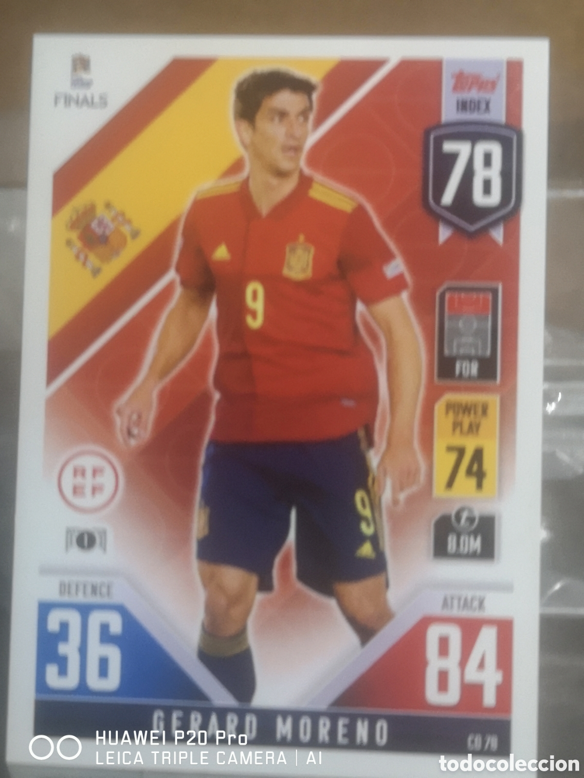 Cromos de f&uacute;tbol: MATCH ATTAX 101 UEFA NATIONS LEAGUE FINALS 2022 GERARD MORENO - ESPA&Ntilde;A