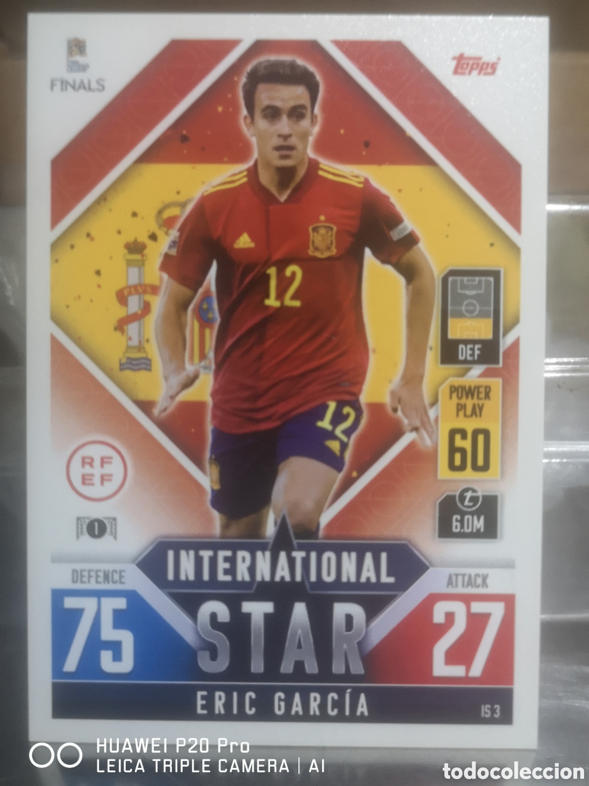 Cromos de f&uacute;tbol: MATCH ATTAX 101 UEFA NATIONS LEAGUE FINALS 2022 STAR ERIC GARCIA - ESPA&Ntilde;A
