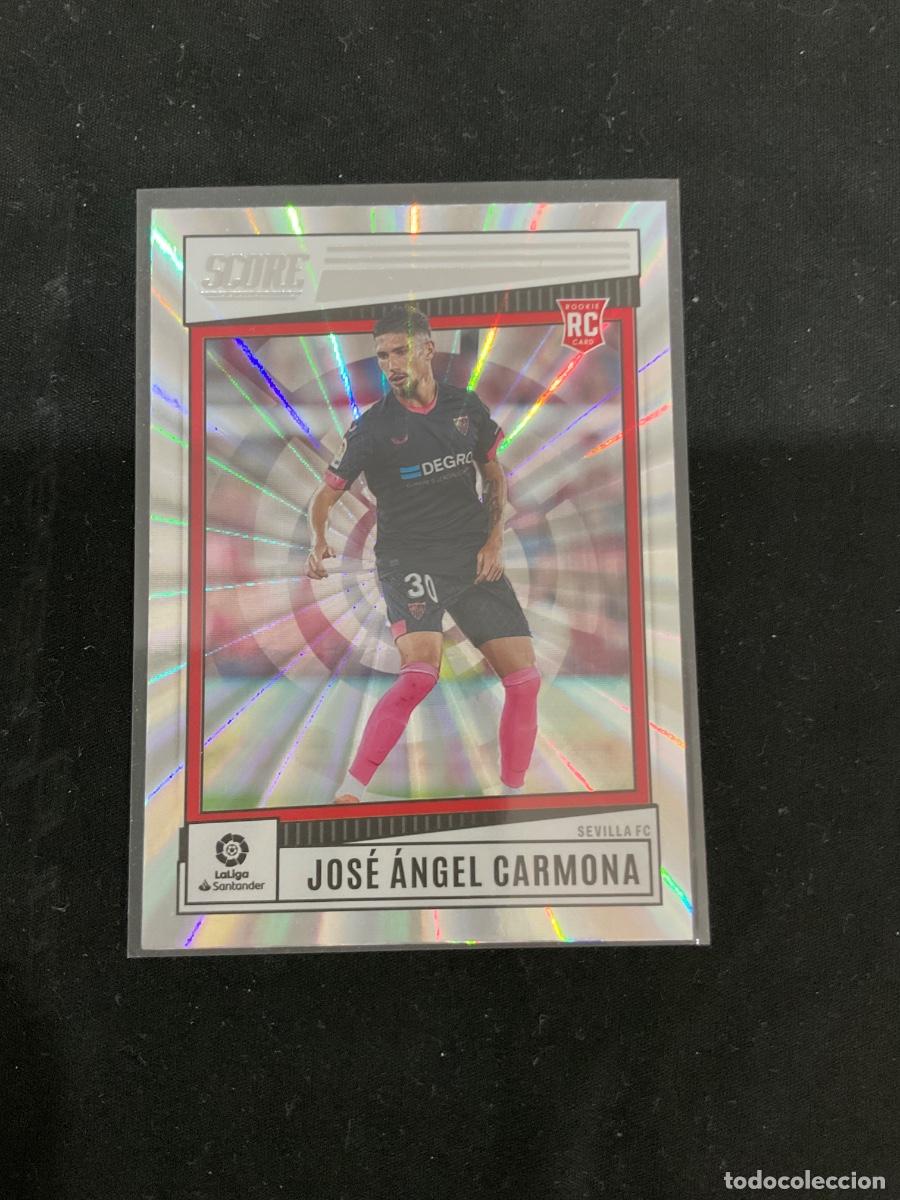 Cromos de f&uacute;tbol: Jose Angel Carmona n 176 (PARALELO) Rookie - Sevilla FC- Score La Liga soccer 2022 2023 ( 22 23 )