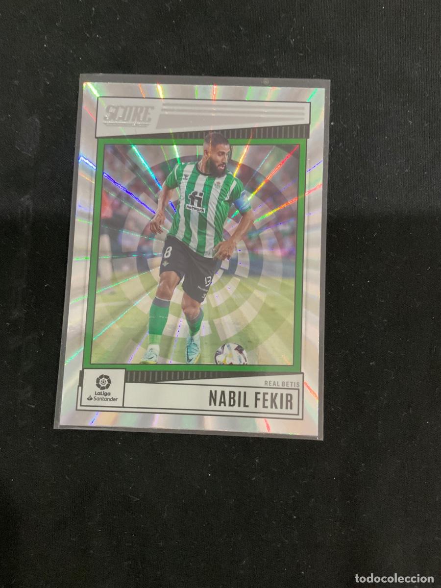 Cromos de f&uacute;tbol: Nabil Fekir n 137 (PARALELO) - Real Betis - Panini Score La Liga soccer 2022 2023 ( 22 23 )