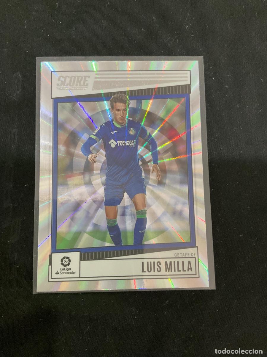 Cromos de f&uacute;tbol: Luis Milla n 77 (PARALELO) - Getafe CF - Panini Score La Liga soccer 2022 2023 ( 22 23 )