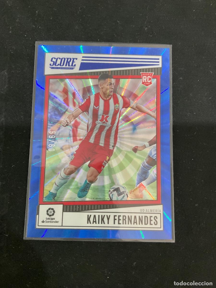 Cromos de f&uacute;tbol: Kaiky Fernandes ROOKIE (PARALELO y NUMERADA) - UD Almeria - Score La Liga soccer 2022 2023 ( 22 23 )