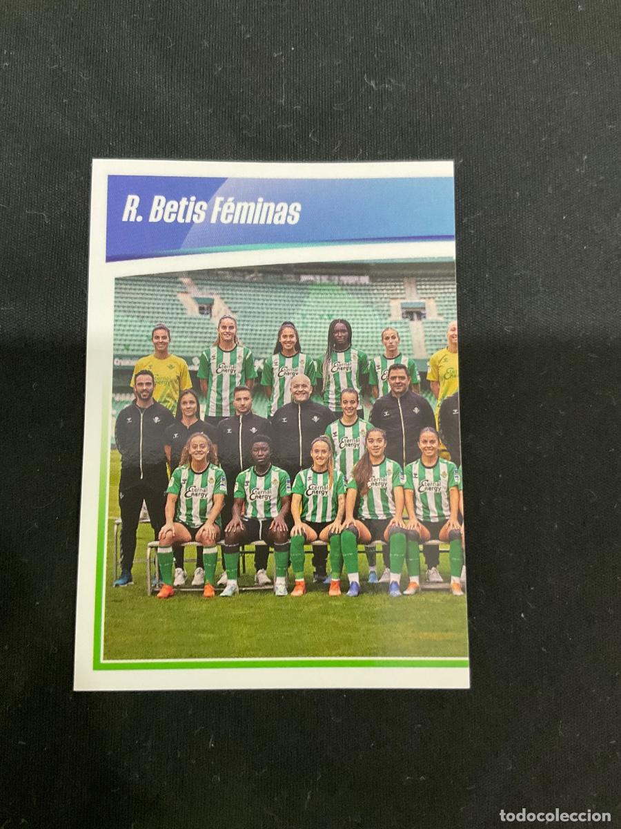 Cromos de f&uacute;tbol: Alineacion Real Betis Feminas n 18 - Panini Liga F Femenina 2022 2023 ( 22 23 )