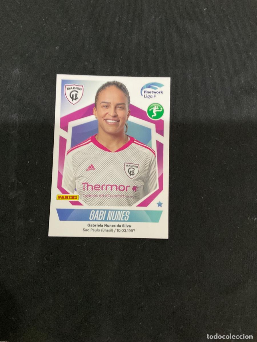 Cromos de f&uacute;tbol: Gabi Nunes n 219 - Madrid CFF - Panini Liga F Femenina 2022 2023 ( 22 23 )