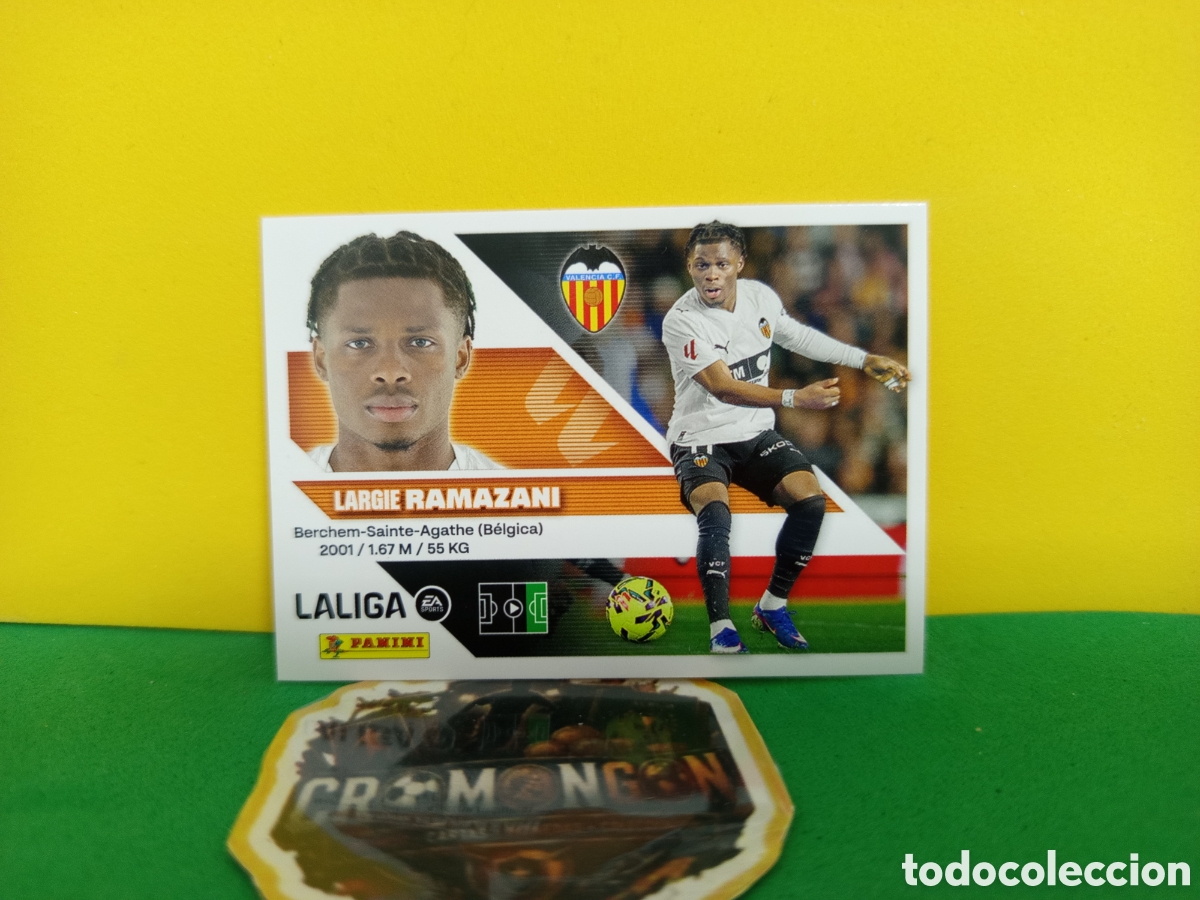Football Stickers: ❇️ CROMO ⚽ RAMAZANI VALENCIA LIGA 26 27 2026 2027 EDICIONES ESTE PANINI SIN PEGAR❇️