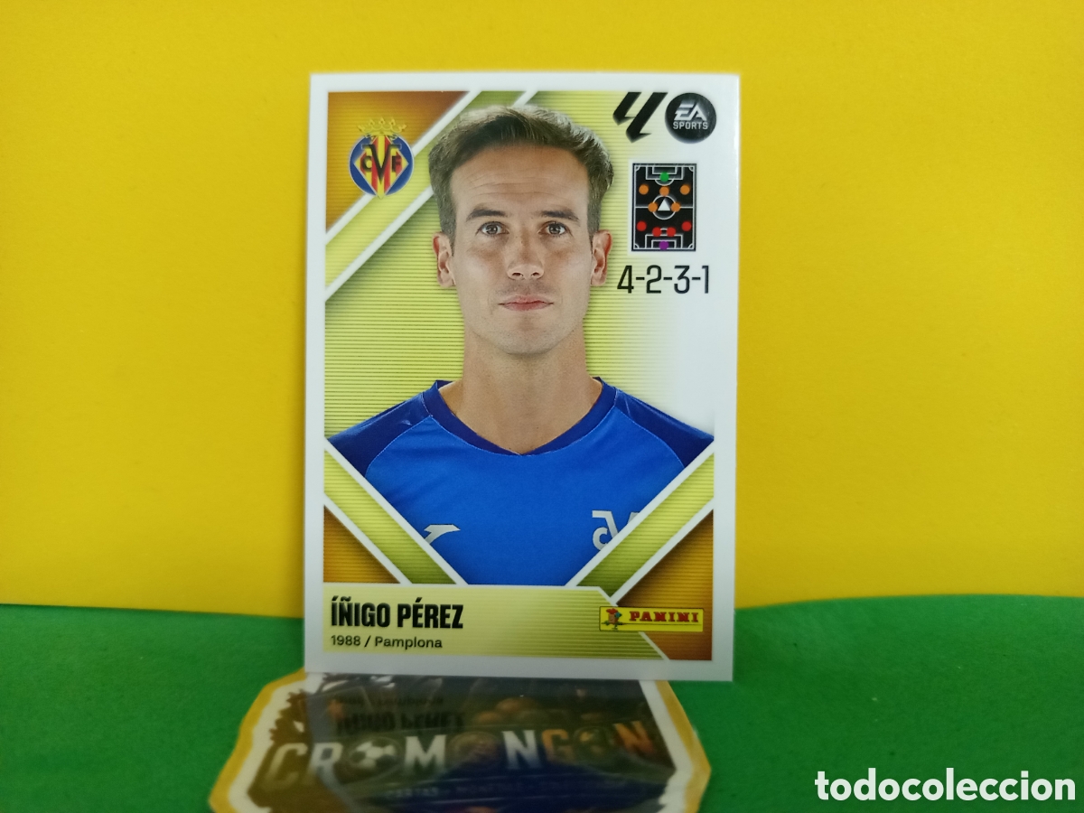 Football Stickers: ❇️ CROMO ⚽ &Iacute;&Ntilde;IGO P&Eacute;REZ VILLARREAL LIGA 26 27 2026 2027 EDICIONES ESTE PANINI SIN PEGAR❇️