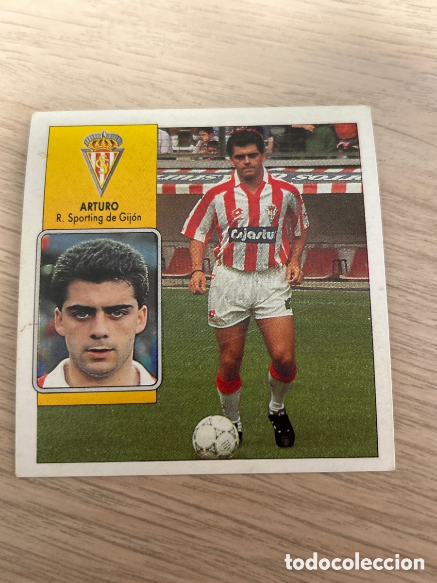 Cromos de f&uacute;tbol: ARTURO SPORTING DE GIJON LIGA ESTE 1992 1993 92 93 NUNCA PEGADO SIN PEGAR
