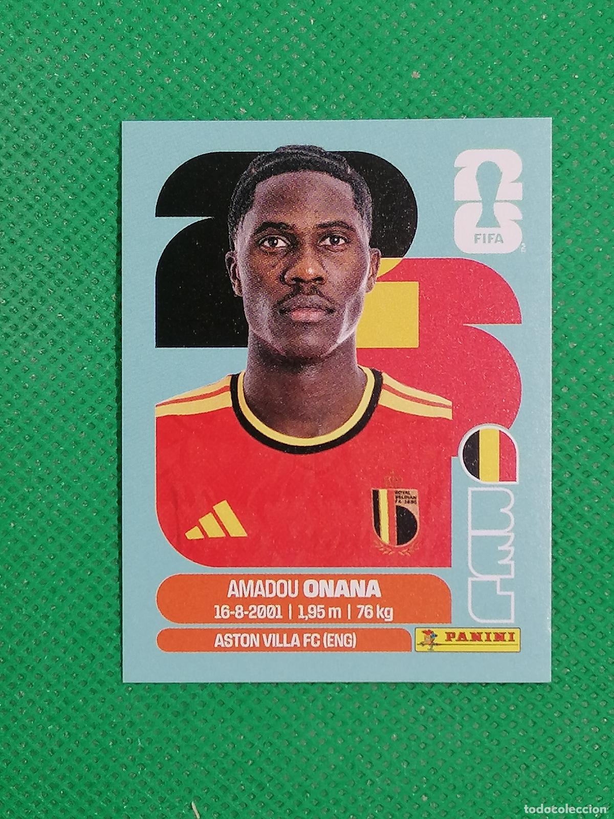 Figurine di Calcio: BEL 10 BEL10 AMADOU ONANA BELGICA ⚽ PANINI FIFA MUNDIAL WORLD CUP 26 2026 STICKER ⚽