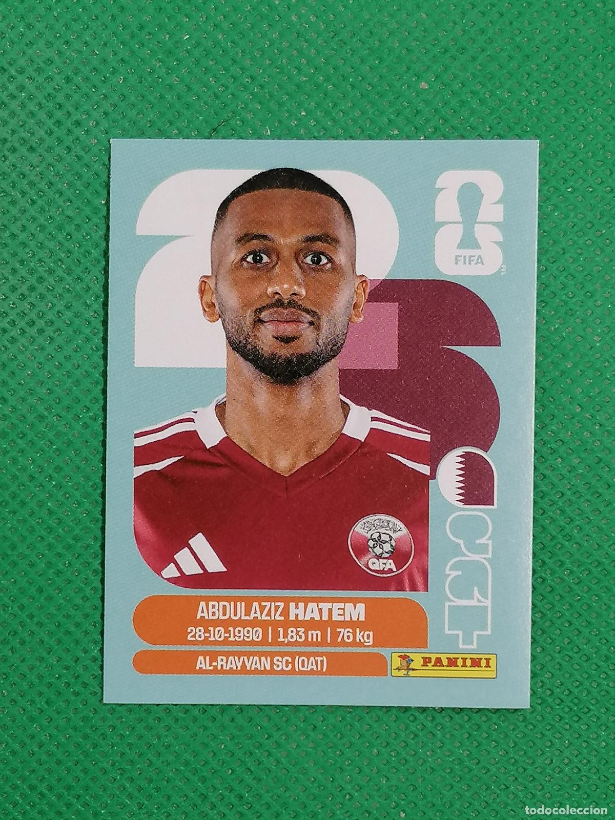 Cartes &agrave; collectionner de Football: QAT 15 QAT15 ABDULAZIZ HATEM QATAR ⚽ PANINI FIFA MUNDIAL WORLD CUP 26 2026 STICKER ⚽