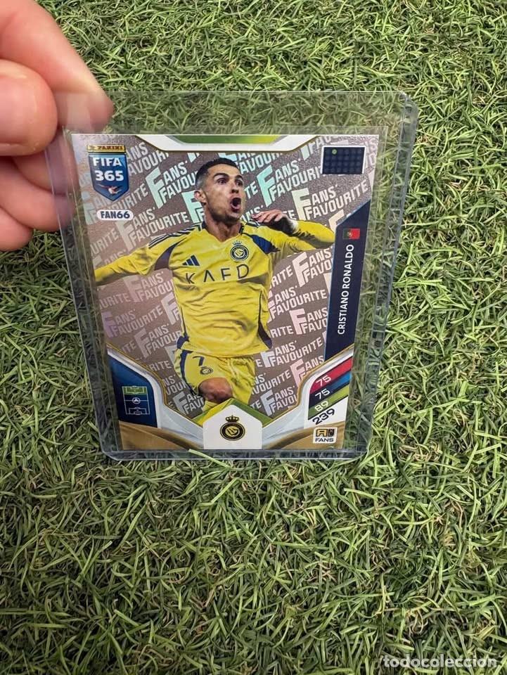 Cromos de f&uacute;tbol: Panini FIFA 365 2026 FAN66 Cristiano Ronaldo Al Nassr Favorito de los Fans