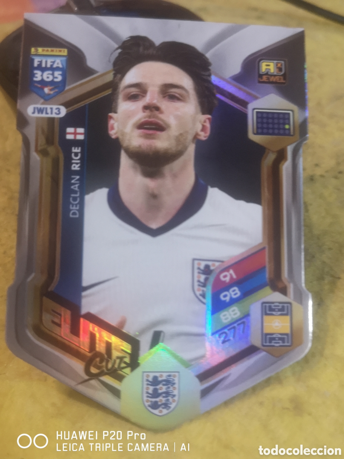 Cromos de f&uacute;tbol: ADRENALYN 2026 - FIFA 365 / ELITE CUT DECLAN RICE - INGLATERRA / JWL13