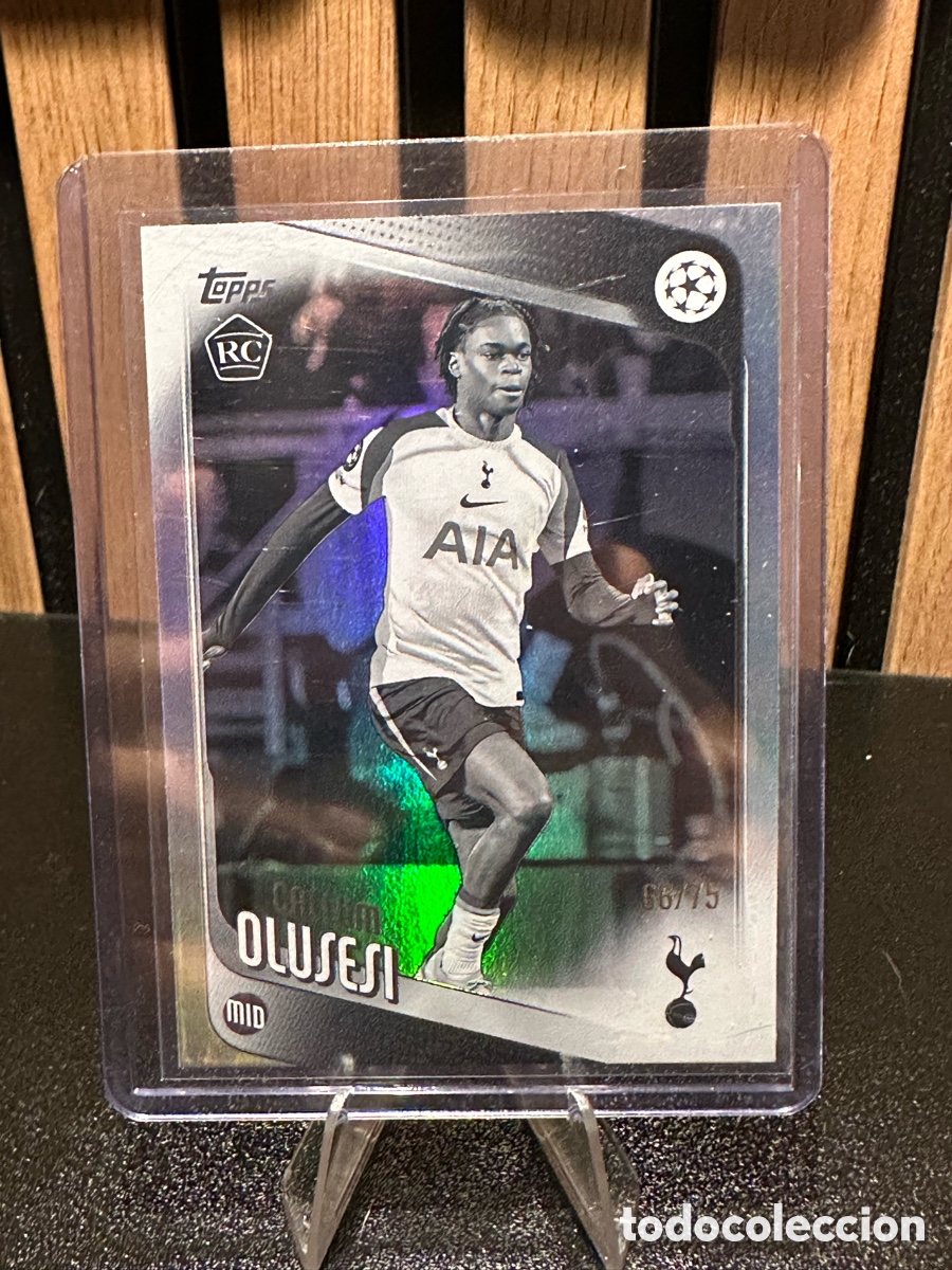 Cromos de Futebol: Callum Olusesi Topps UEFA Champions League 2026 Rookie 60/75 Numerada Tottenham Hotspur
