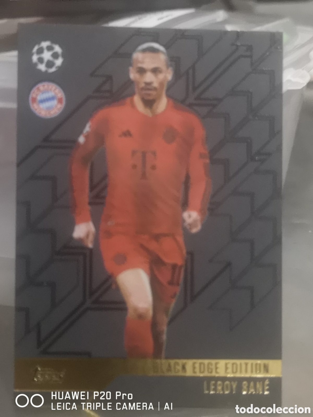 Cromos de f&uacute;tbol: BE 8 / BLACK EDGE EDITION - LEROY SANE - MATCH ATTAX TOPPS 2024 2025 / BAYERN MUNCHEN