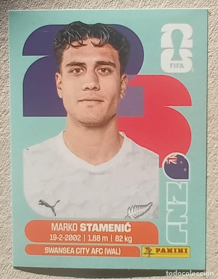 Cromos de f&uacute;tbol: Figurina Panini 2026 Cromo World Cup Usa Mundial 2026 Marko Stamenic New Zeland n NZL 15