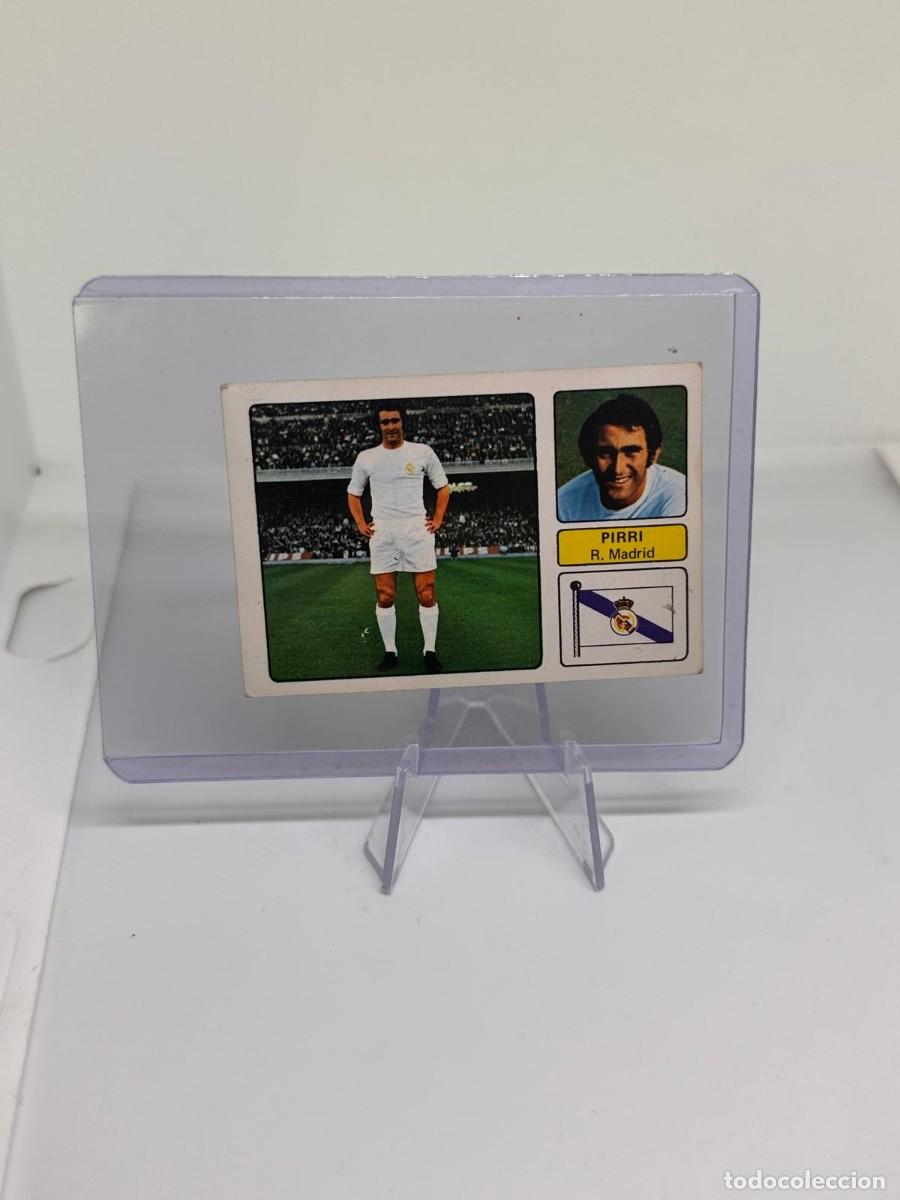 Cromos de f&uacute;tbol: Pirri Real Madrid Campeonato de Liga 1973 74 sin pegar
