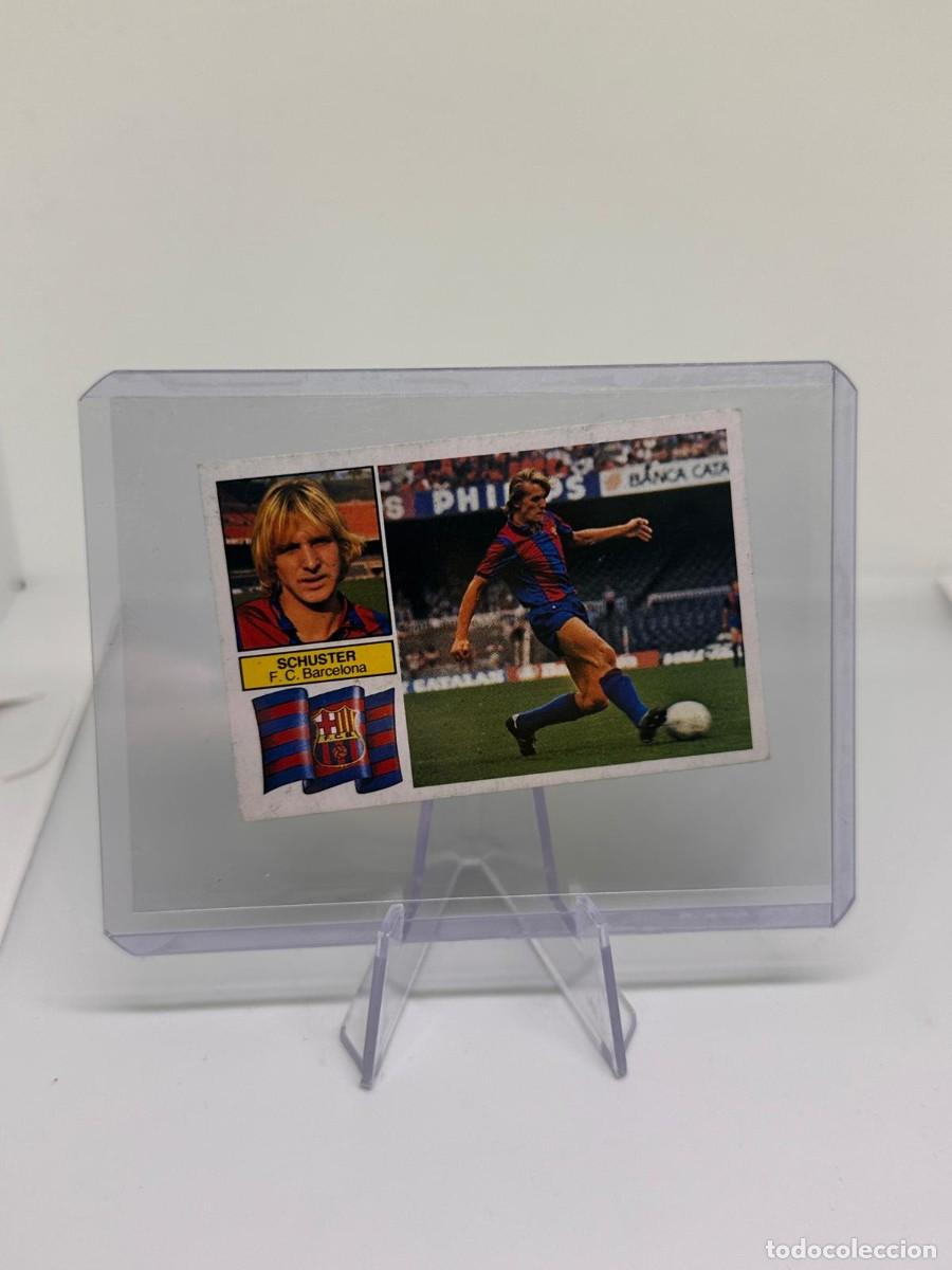 Cromos de f&uacute;tbol: Schuster FC Barcelona Liga Este 1982 83 sin pegar