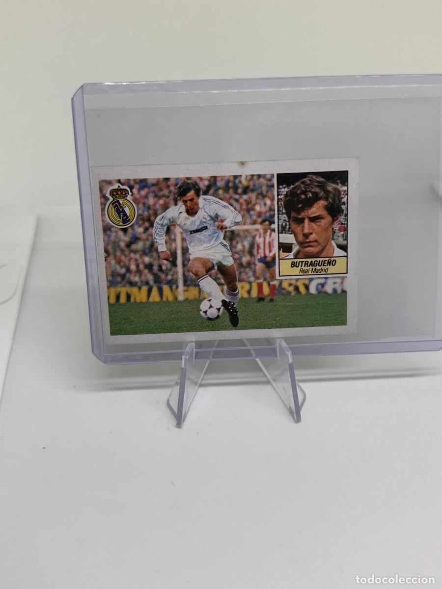Cromos de f&uacute;tbol: Butrague&ntilde;o Real Madrid Liga Este 1984 85 sin pegar