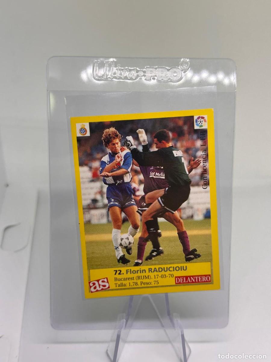 Cromos de f&uacute;tbol: Florin Raducioiu 72 Mundicromo AS Las Fichas de la Liga 1995 96 sin pegar